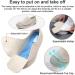 Elderly Diabetic Edema Shoes for Men | Extra Wide Air Cushioned Walking Sneakers | Fully Adjustable Light Blue Outdoor Indoor Footwear - Buy Online on GoSupps.com