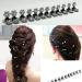 Elegant Rhinestone Flower Hair Clips for Women & Girls - 18-Piece Set | Wedding & Party Hairpins - Buy Online on GoSupps.com
