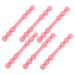 Magiclulu 10 pc masking hooks mask holder mask holder lanyard for facial extension tape earrings earrings ear protector mask cord buckle mask ear rope buckle tab pink
