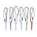 Vgeby 6 piece of chewing necklace cylinder-chew necklace bite ring soothing food-safe silicone sensory chewing chain trailer for children