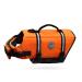 Vivaglory Ripstop Dogs Rescue vest For Small Medium Boat Dog Wallpage with improved buoyancy & visibility neon-orange L: 63-78cm (chest circumference) neon-orange