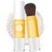 Sunscreen Setting Powder SPF 35 Mineral Brush Powder Oil Control Natural Matte Finish Loose Powder Translucent Lasting Lightweight Breathable for All Skin (#03 White)
