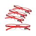 Teraise reading glasses men anti-blue reading glasses light fashion comfortable reading glasses women/reading aid robust computer reading glasses with blue light filter including feather hinge 3.75x red