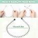 ELANE 10 Pcs Unisex Metal Hair Band Set - Elastic Wavy Spring Wave Headband Multi-Style Non-Slip Black Hoop - Buy Online on GoSupps.com
