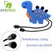 Silicone Dinosaur Chew Necklaces for Sensory Kids - Perfect for Autism, ADHD, SPD - Anxiety Relief and Fidget Reduction - Blue & Green - Buy Online on GoSupps.com