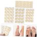CLISPEED 4sheets Latex Corn Stickers Feet Corn Pad Corn Shoes Sticker Foam Stickers Corn Protector Cushions Toe Separator Silicone Gel Corn Pads for Toe Cushions Pads Foot Latex Sponge - Buy Online on GoSupps.com