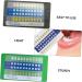 Buy Gatuida Tooth Color Card - 20-Piece Bleached Shade Guide for Accurate Color Matching | PVC Metric Hooded Delivery | Ideal for Dental Professionals & Patients - Buy Online on GoSupps.com