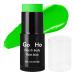 Go Ho Amazon Green Cream-Blendable Stick(1.06 OZ) Amazon Green Face Body Paint Stick Grinch Costume Makeup Oil Professional Face Foundation for Halloween/Christmas SFX Grinch Costume Makeup Amazon Green Face Paint Stick