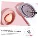 FRCOLOR 2 Sets Makeup Brush Cleaning Silicone Dish Sponge Portable Cleaner Makeup Brush Cleaner Mat Dryer Cleaner Make up Powder Puff Esponjas Para Maquillaje Wash Bowl Beauty Egg Fabric - Buy Online on GoSupps.com