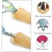  FRCOLOR FRCOLOR Set of 6 Eyebrow Grooming Scissors PU Leather Cases Delicate Cases - Buy Online on GoSupps.com