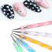 10Pcs Professional Nail Art Dotting Pens Set for Manicure - DIY Nail Art Tools - Buy Online on GoSupps.com