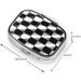 Black & White Checkered Flag Pill Box - Portable Travel Medicine Organizer - Buy Online on GoSupps.com