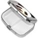 Panda Lovely Head Printing 2 Compartment Small Pill Case - Cute Travel Pill Box Organizer for Purse & Pocket | Perfect Travel Gift - Buy Online on GoSupps.com