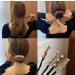 4PCS Women Magic Hair Bun Maker with Peal and Flower Ponytail Buns Shaper Former Donut Holder Hair Twist Curler Hair Accessory Hair Styling Tool - Buy Online on GoSupps.com