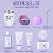 Mother's Day Spa Gift Basket - Lavender Scented Relaxation Set for Mom from Daughter/Son | 8PCS Bath & Body Treats Including Lotion, Bubble Bath, Candle, and Tumbler - Buy Online on GoSupps.com