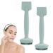 Facial Cleansing Brush Silicone Facial Scrubber Dual Head Waterproof Soft And Skin Friendly Manual Mud Film Brush For Cleaning Aezon Haze Blue 2pcs