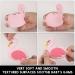 Silicone Teether Toy Set for 3 Months+ Boys and Girls - BPA Free, Freezer Safe - Pink Flamingo Design - Buy Online on GoSupps.com