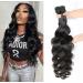 Human Hair Bundles Body Wave 4 Bundles 10A Brazilian Hair Bundles(24 22 20 18)inch Body Wave Virgin Hair Natural Black Bundles Unprocessed Remy Human Hair Weaves Brazilian Hair Extensions 18 20 22 24 Body Wave 4 Bundles