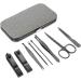 Fingernail Scissors 2 Color 8 in 1 Mini Nail Kit Travel Manicure Kit Stainless Steel Nail Clippers Set Nail File Nail Manicure Kit (Black) - Buy Online on GoSupps.com