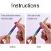 Worparsen Diamond Painting Pen Wax Nib Design Double Head Dual-ended DIY Nail Art Point Drill Drawing Pen compatible with Women Pink - Buy Online on GoSupps.com