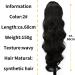 Buy Pferdeschwanz Black Ponytail Extension - 60cm & 65cm Wavy Afro Hair Clip-Ins | Natural Black Curly Hair Extensions for E-Commerce Shipping Worldwide - Buy Online on GoSupps.com