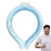 Collar Cooling Tube | Reusable Ice Gel Collar Tube for Heat Reduction | Wearable Tube Heat Reduction Body Cooling for Hot Outdoor School Gym Offices Sea Salt Blue Below 28 Degrees