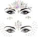 Mermaid Face Gems Jewels Stickers - Euphoria Makeup Stick-on Rhinestones for Women - Rave Party & Festival Glitters - Buy Online on GoSupps.com
