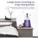CHAW LED Bug Zapper Powerful Insect Killer Fly Trap Indoor with Mosquito lamp for Indoor Home Bedroom Kitchen Office With built-in battery Purple - Buy Online on GoSupps.com