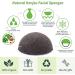 Konjac Face Sponges with Activated Charcoal | Cleansing and Exfoliating | Natural Skincare for Oily, Dry, Sensitive Skin - Buy Online on GoSupps.com