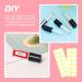 AMORIX 50PCS Mini Lip Gloss Tubes with Wand - Empty 1.2ml Clear Containers for DIY Lip Gloss Base, Travel Friendly Bottles with Syringes and Labels (Black) - Buy Online on GoSupps.com