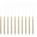 10 Pack Wooden Hair Extension Loop Needle Threader Pulling Hook Tool and Bead Device Tool for Hair or Feather Extensions (Loop Tools)