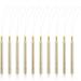 10 Pack Wooden Hair Extension Loop Needle Threader Pulling Hook Tool and Bead Device Tool for Hair or Feather Extensions (Loop Tools)