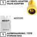 Buy Flash Valve Bicycle Valve Adapter Set - 4x Dunlop Replacement Valves Caps & Air Pump Attachment - Universal DV AV Schrader Accessories for Seamless International Shipping - Buy Online on GoSupps.com
