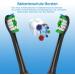 Qtitrus Replacement Brushes for Philips Sonicare Electric Toothbrush - Compatible Toothbrush Heads for Diamond Protective Expert Daily Clean - 12 Black - Buy Online on GoSupps.com