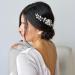 Crystal Pearl Hair Comb Multipurpose Alloy Beautiful Exquisite Elegant Bridal Hair Accessories For Award Ceremony Wedding (Silver) - Buy Online on GoSupps.com