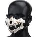 Buy Joyasus Tactical Half-Sighted Mask - Breathable Airsoft Steel Skull Protective Gear for Shooting CS Paintball Halloween & Costume Parties - International Shipping Available - Buy Online on GoSupps.com