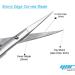 Nail Scissors Professional Cuticle Scissors Extra Strong Straight Curved Manicure Nail Art Scissors (CS-02) - Buy Online on GoSupps.com