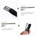 Solustre 10 StK Anti-Strangulation Mask Lanyard - Elastic Polyester Ear Extension Buckle for Comfortable Bandana Headbands - Buy Online on GoSupps.com