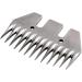 MasXirch 13 Straight Tooth Sheep Shear Clipper Replacement Blades for fit Oster Lister Heiniger Sheep Clippers Detachable Animal Trimmer Shears for Grooming Goats Lambs Llamas Alpacas - Buy Online on GoSupps.com