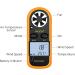 Proster Windminder Digital LCD Wind Speed Meter Gauge - Accurate Air Flow Measurement Thermometer with Backlight for Windsurfing Kite Flying Sailing Surf Fishing - Orange - Buy Online on GoSupps.com