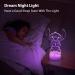 Hoofun 3D Illusion Stitch Nachtlicht - Remote Control Touch Lamp | Perfect Lilo & Stitch Gifts 16 Color LED Decor for Girls' Birthdays & Christmas - Buy Online on GoSupps.com