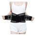 Back Support Back Brace Lumbar Support Lower Back Brace Support Belt Lightweight Breathable Lumbar Decompression Belt Posture Back Support Belt(Medium) Medium Black