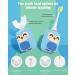 Kids Electric Toothbrush U-Shaped Toddler Toothbrush | 5 Cleaning Modes, Smart Timer, Waterproof | 3 Brush Heads | Light Blue - Buy Online on GoSupps.com