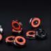 TwoLions High Rev 608RS Hybrid Black Ceramic Bearings - Pack of 8 for Inline Skates, Skateboards, Scooters - Buy Online on GoSupps.com