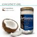 Artisana Organics Raw Virgin Coconut Oil 14 oz - Organic Healthy Cooking Oil - Buy Online on GoSupps.com