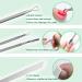 7PCS Stainless Steel Cuticle Pusher Set | Professional Manicure Tools for Fingernail & Toenail Care - Buy Online on GoSupps.com