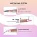 COSCELIA Nail Set Powder Pink 8g - 3D Nail Extensions No Lamp Required | Buy Online - Buy Online on GoSupps.com