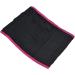 Blockout Light Soft Eye Mask for Sleep & Travel - Knit Fabric Black & Red Edge - Buy Online on GoSupps.com