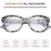 Eyekepper Oversized Retro Eyeglasses for Women - Grey/Tortoise Frame, 0.0 x Magnification - Buy Online on GoSupps.com