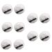 AJOIDR 10pcs Fashionable White Hair Clip for Anime Cosplay Plush Bun Duckbill Clamp Headpieces Hairpin for Women and Girls